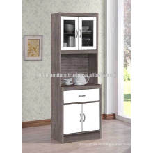 Cabinet de cuisine en bois avec jambes